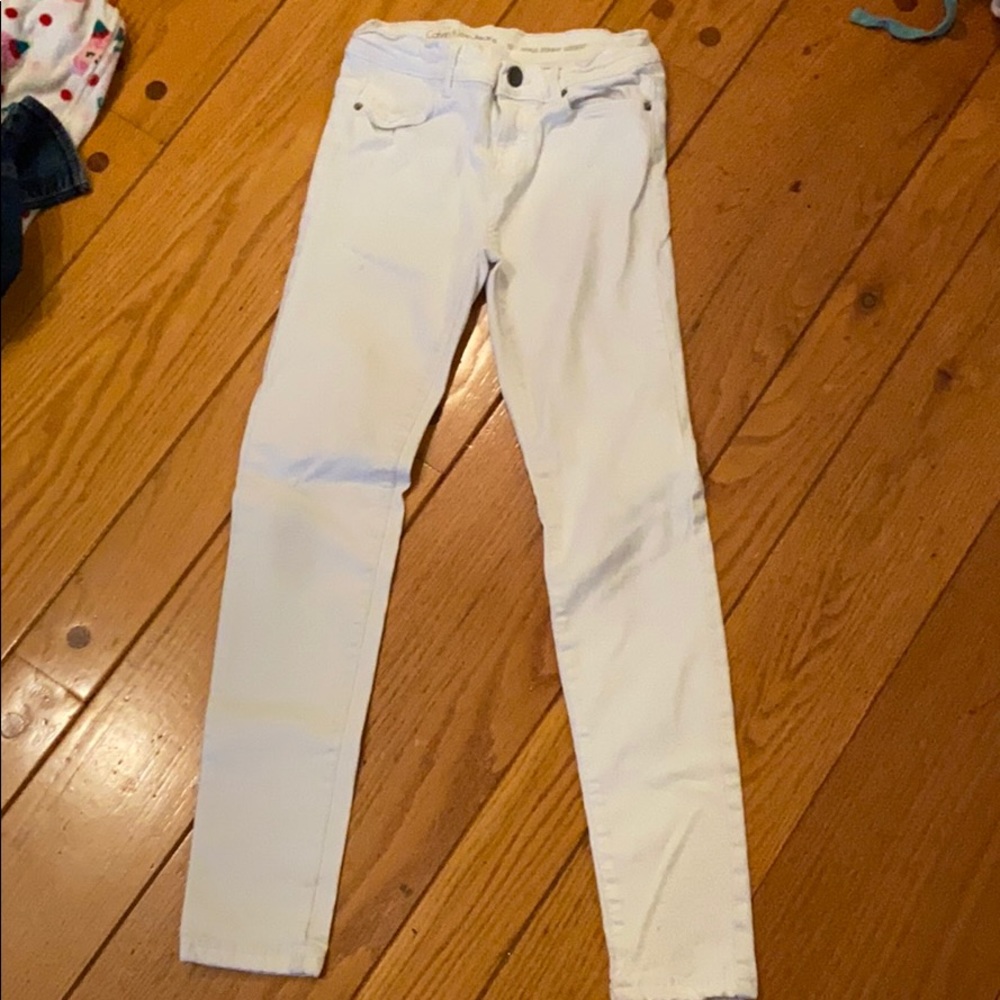 White jeans